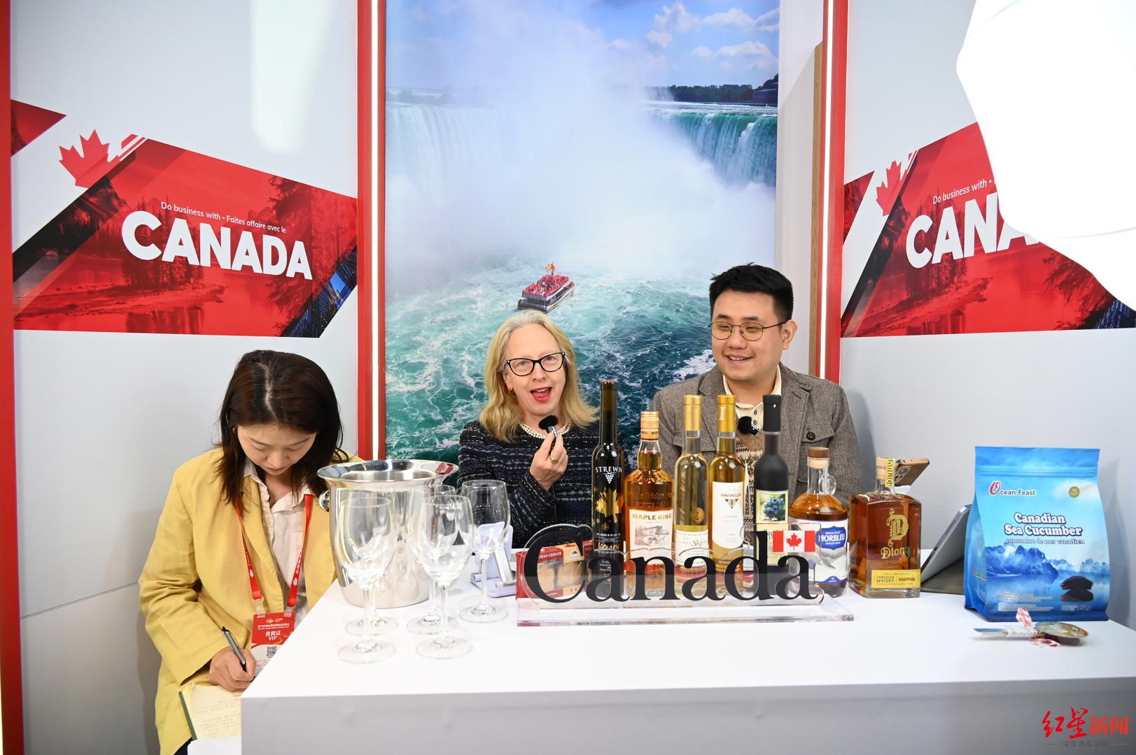 糖酒会上，加拿大驻华大使直播“带货”！约20家加拿大企业组团参展-公闻财经