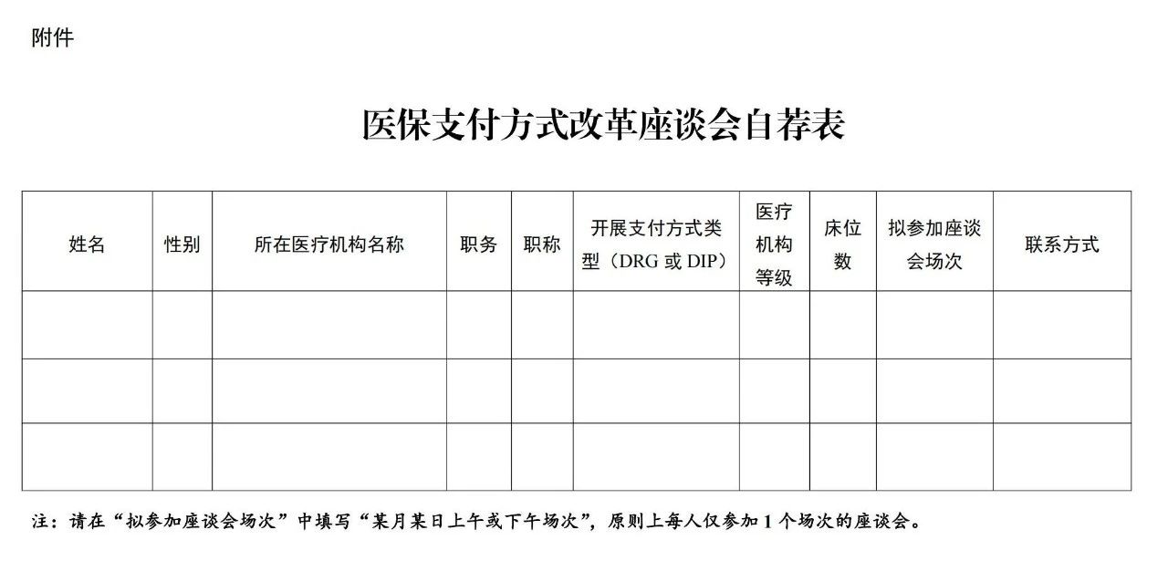 医保大事件！国家医保局本周连开五场支付方式改革座谈会-公闻财经